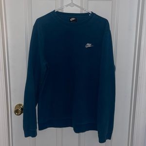 nike pullover sweatshirt, prussian blue